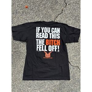 98 Vtg big Johnson Motorcycles Xl shirt If you can read this the B*tch fell off